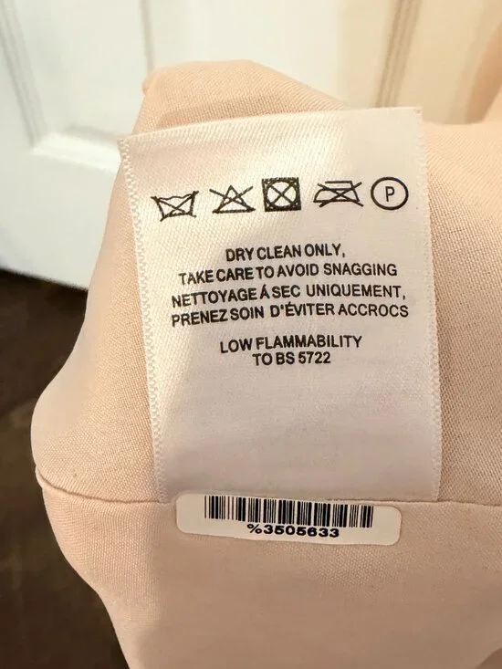 Jenny Yoo Inesse Blush Chiffon Maxi Dress Size 6 BHLDN Bridesmaid Formal - Picture 9 of 10